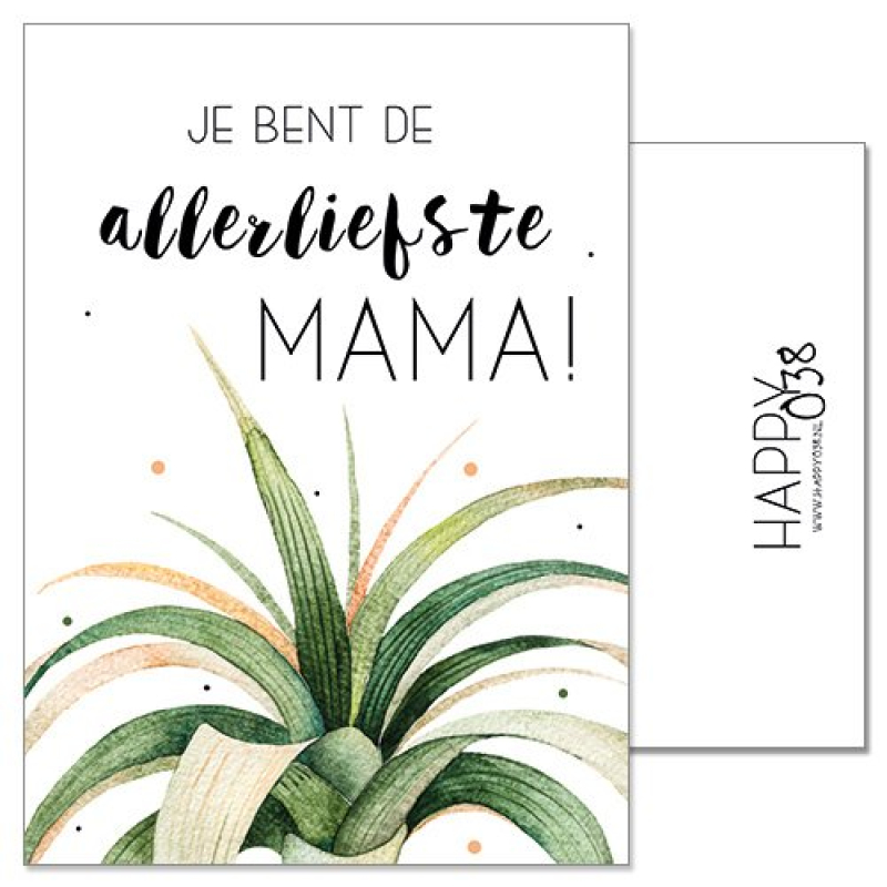 Ansichtkaart | Allerliefste mama